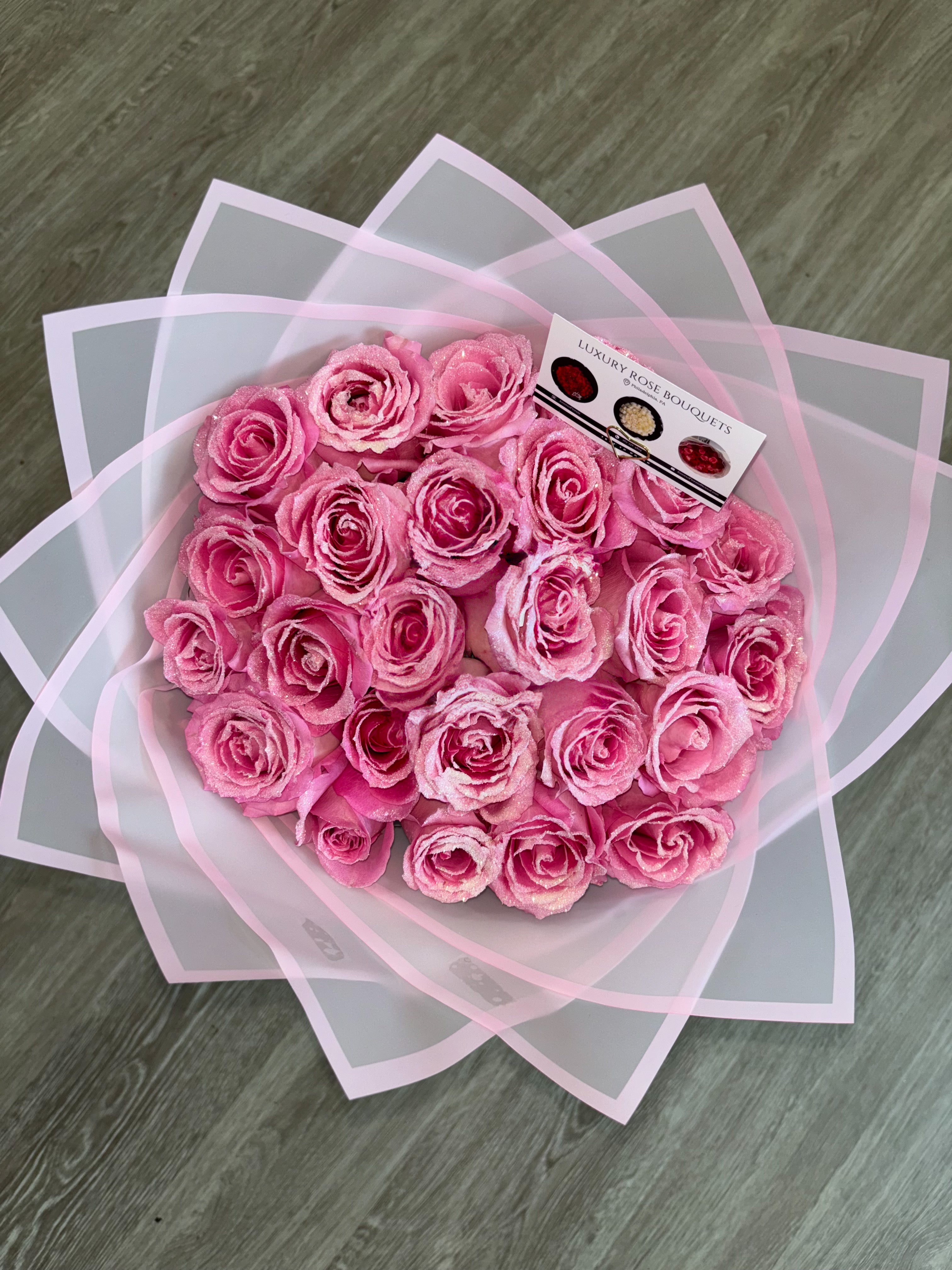 Glitter Rose Bouquet