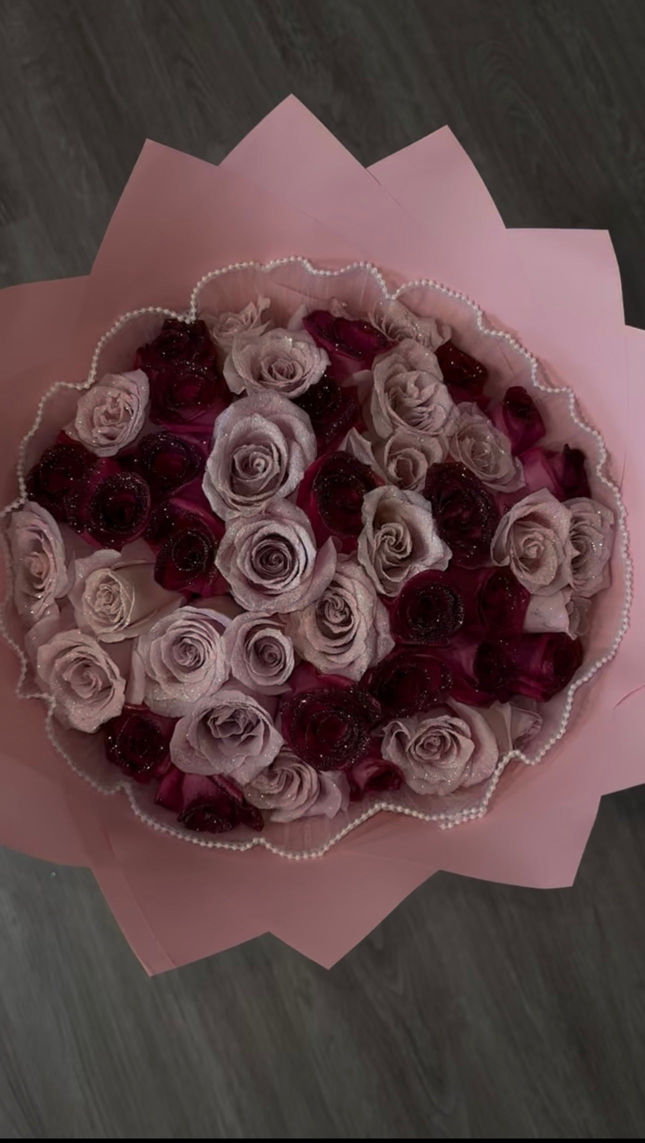 Glitter Rose Bouquet